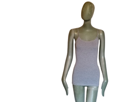 Débardeur gris Zenana Outfitters brodé